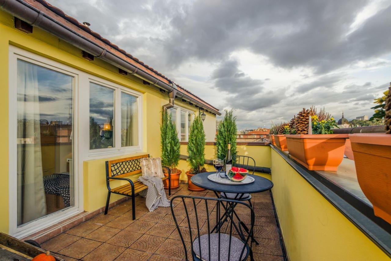 Prague 1 Sunny Apt With Terrace By Michal&Friends Kültér fotó
